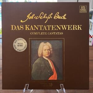 J.S. Bach Das Kantatenwerk Complete Cantatas Vol 13 LP Box Set 1975 Telefunken